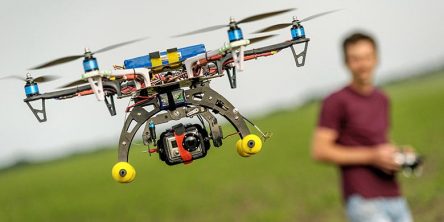 Unmanned copter flight